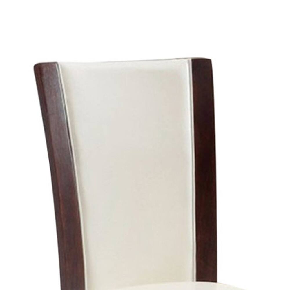 Alt View 1. Manhattan Lane - Manhattan I Contemporary Side Chair, White Finish, Set of 2 - White.