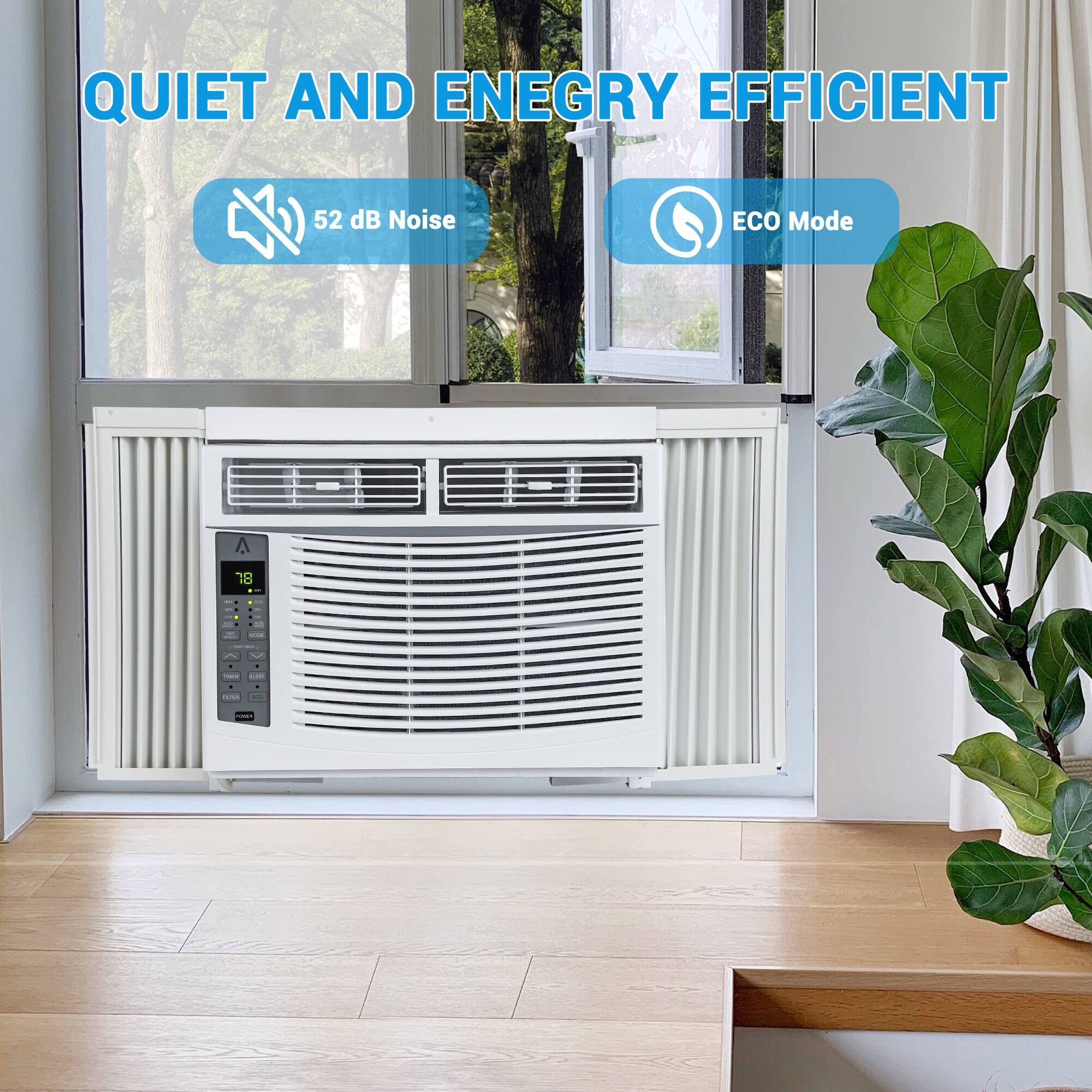 QUIET AND ENERGY EFFICIENT  
52 dB Noise  
ECO Mode