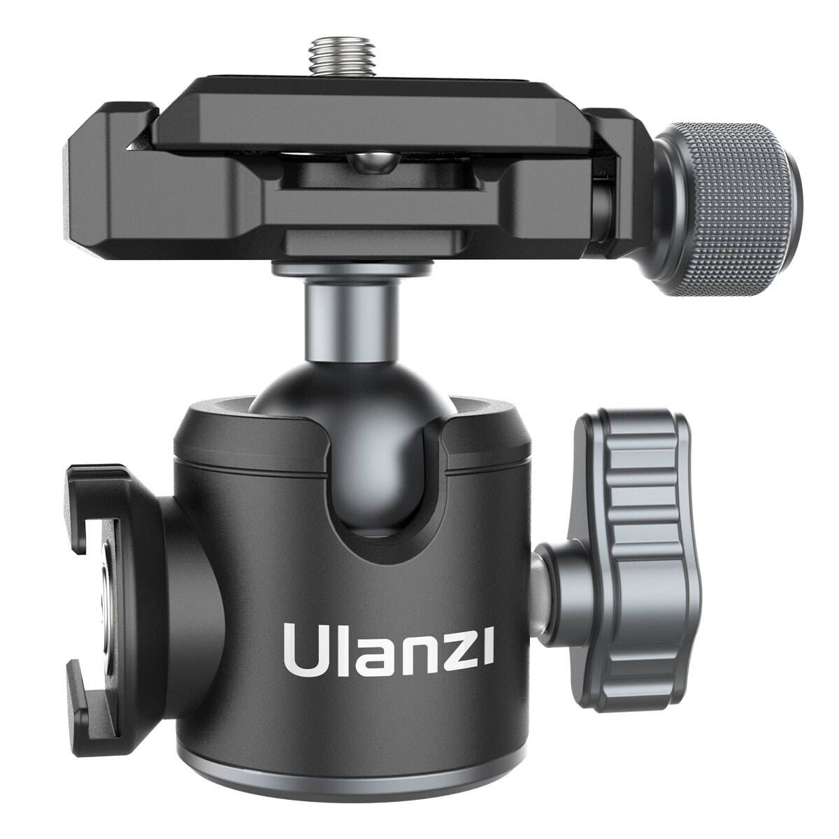 Ulanzi U 80L Ball Head with Cold Shoe Mount and Arca Type Quick Release ...