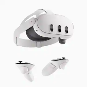 Meta - Quest 3 512GB | Virtual Reality Headset Without Wires — Thirty Percent Sharper Resolution — 2X Graphical Processing - White