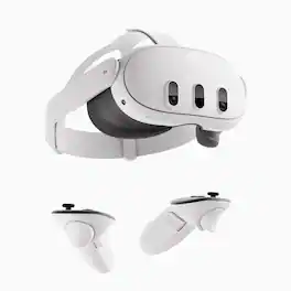 Meta - Quest 3 512GB | Virtual Reality Headset Without Wires — Thirty Percent Sharper Resolution — 2X Graphical Processing - White