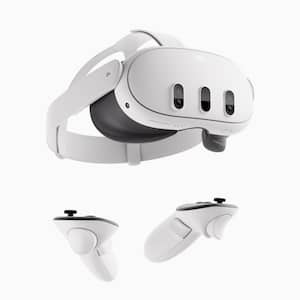 Meta - Quest 3 512GB | Virtual Reality Headset Without Wires — Thirty Percent Sharper Resolution — 2X Graphical Processing - White