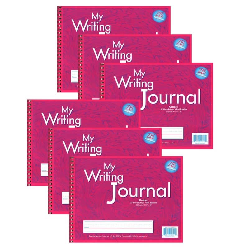 Zaner-Bloser - My Writing, Journal, Grade 1, Pink, Pack of 6