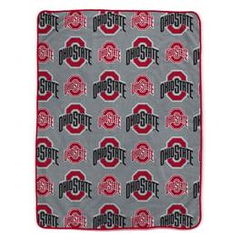 Pegasus - Ohio State Buckeyes 66" x 95" Oversized Logo Roll Ultra Cozy Blanket - Multicolor