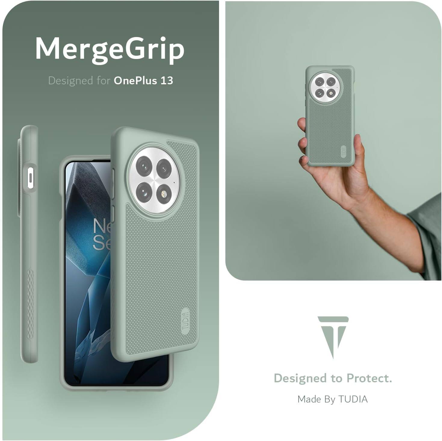 MergeGrip  
Designed for OnePlus 13  

Designed to Protect.  
Made By TUDIA