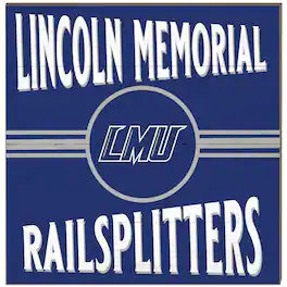 Jardine - Lincoln Memorial Railsplitters 10" x 10" Retro Team Sign - Navy