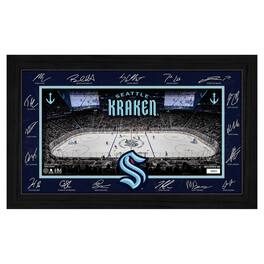 Highland Mint - Seattle Kraken 2025 Signature Rink Framed Art - Multicolor