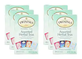 Twinings - Twining Tea Tea Herbal Assorted - Pack of 6 - 20 bags