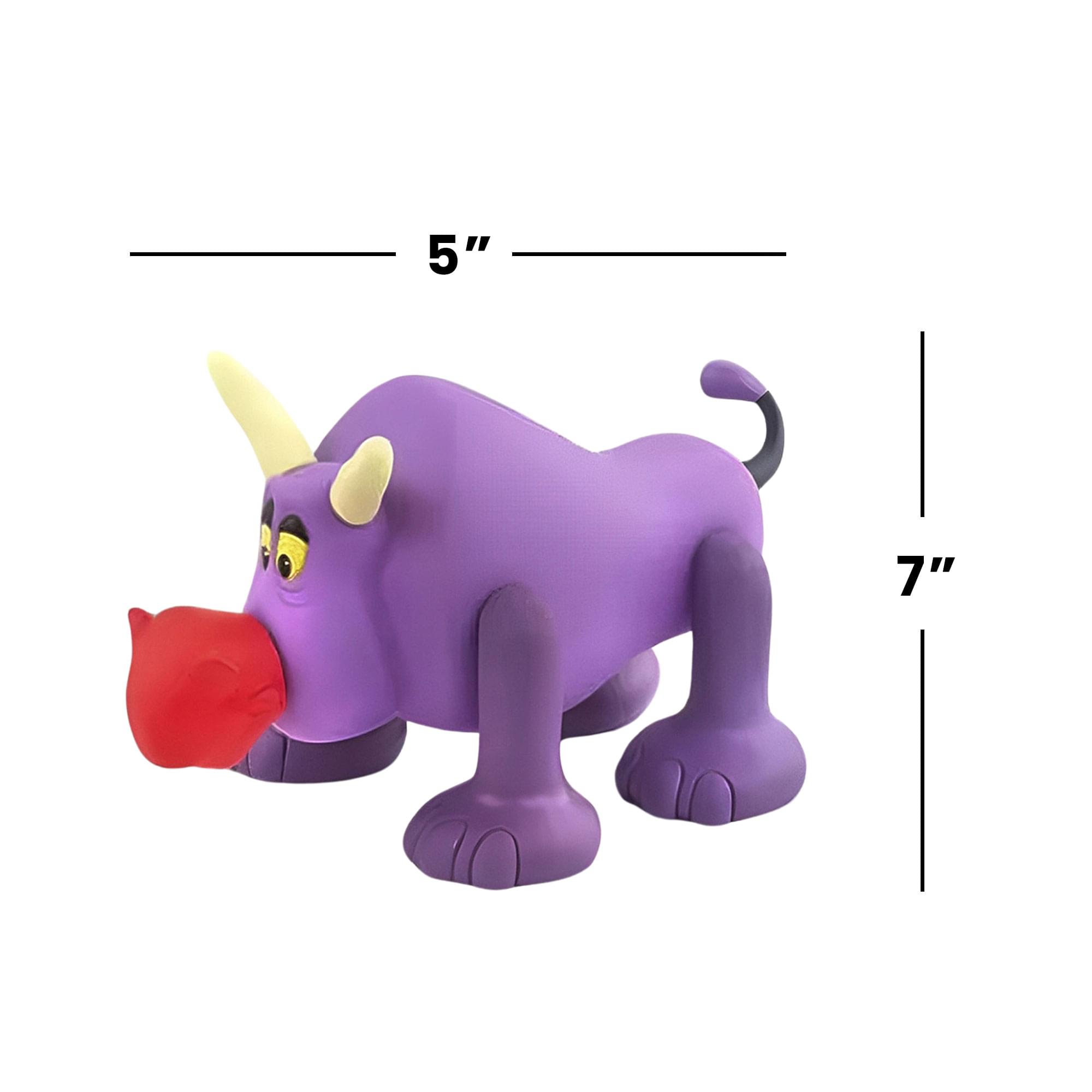 Alt View 2. Little Tikes - Little Tikes Zanymals Figure Rhinoceros - Purple.