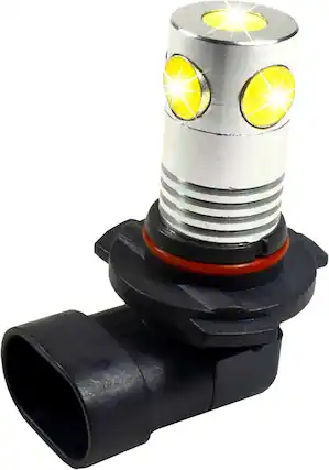 Front. HQRP - HQRP 9005 HB3 H10 LED 5-SMD Bulb Light Lamp White for 9155 9050 9145 9140 9040.