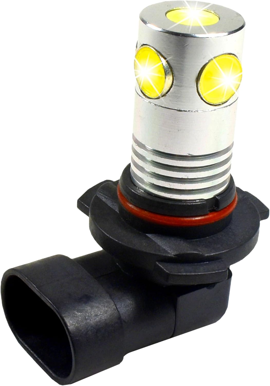 Front. HQRP - HQRP 9005 HB3 H10 LED 5-SMD Bulb Light Lamp White for 9155 9050 9145 9140 9040.