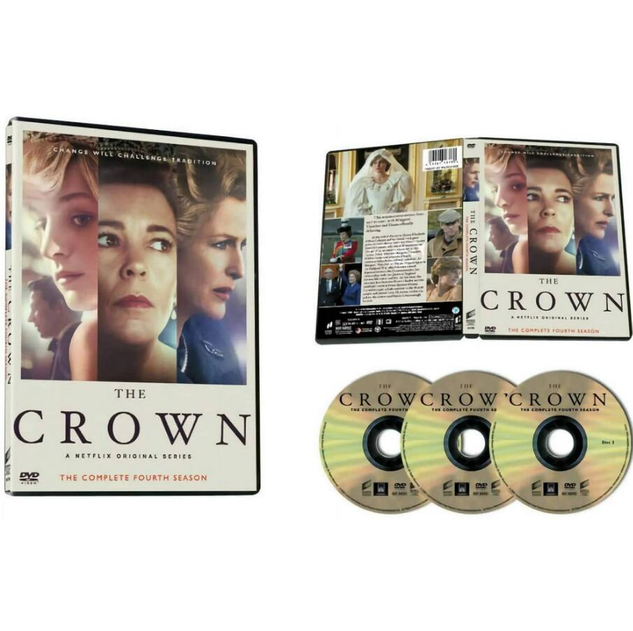 Left. The Crown: The Complete Fourth Season   - DVD.