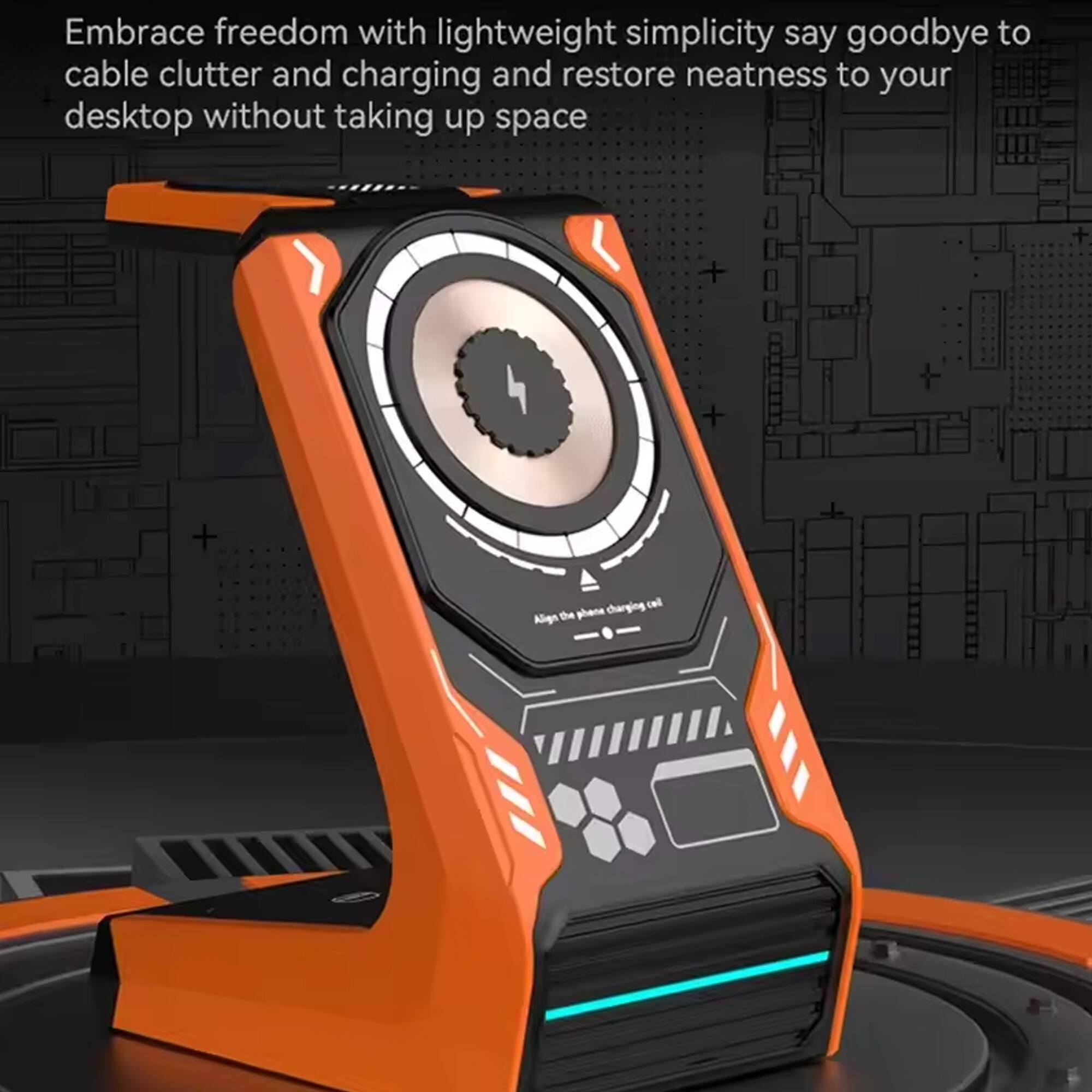 Embrace freedom with lightweight simplicity. Say goodbye to cable clutter and charging, and restore neatness to your desktop without taking up space.