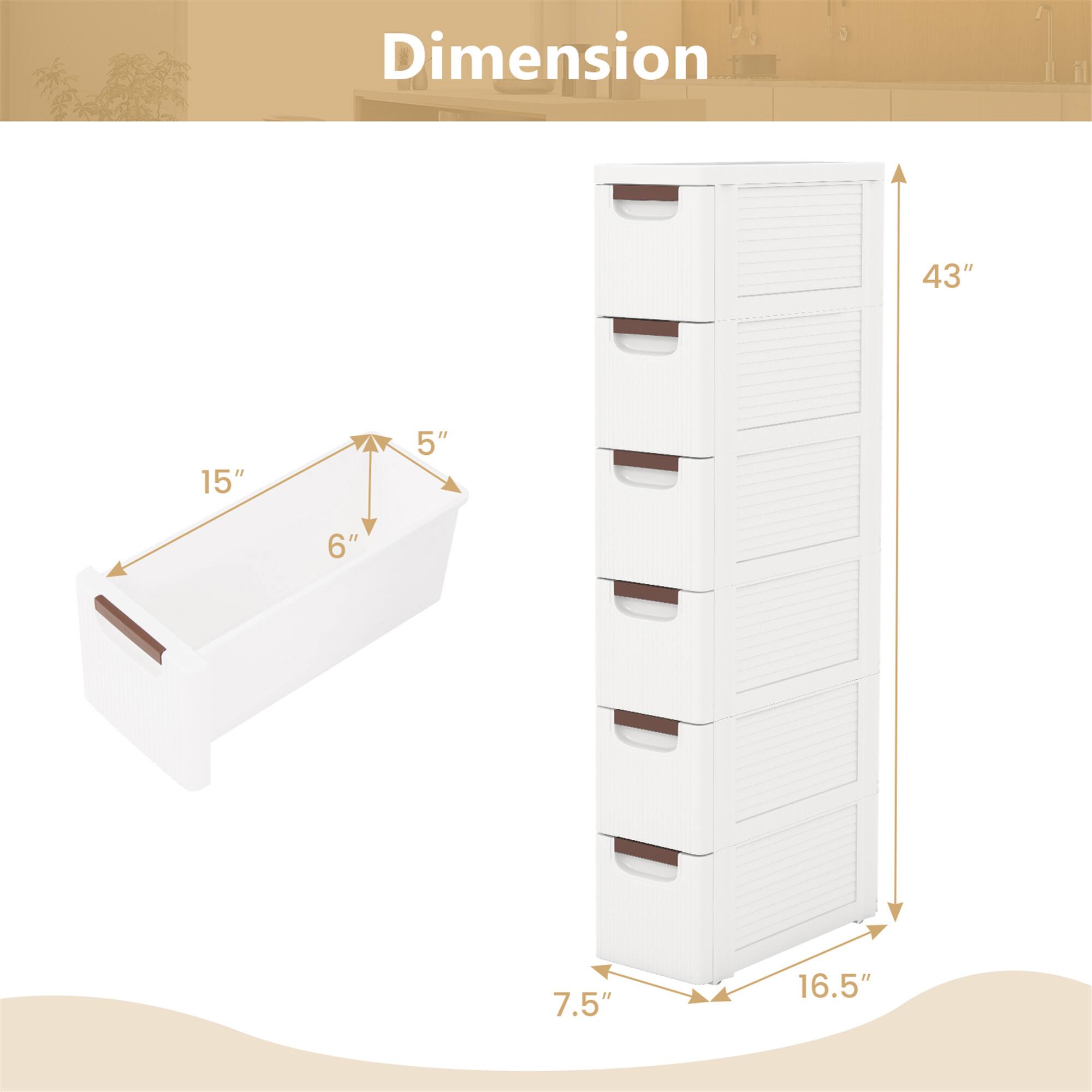 Dimension  
43"  
15"  
5"  
6"  
7.5"  
16.5"