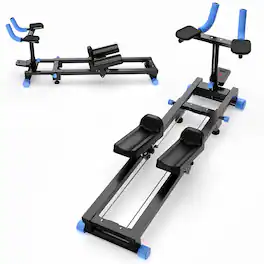 Anysun - Crawl Spine Stretch Trainer, Spine Twist & Stretch Trainer, Core Training Equipment for Home Gym & Office - Blue
