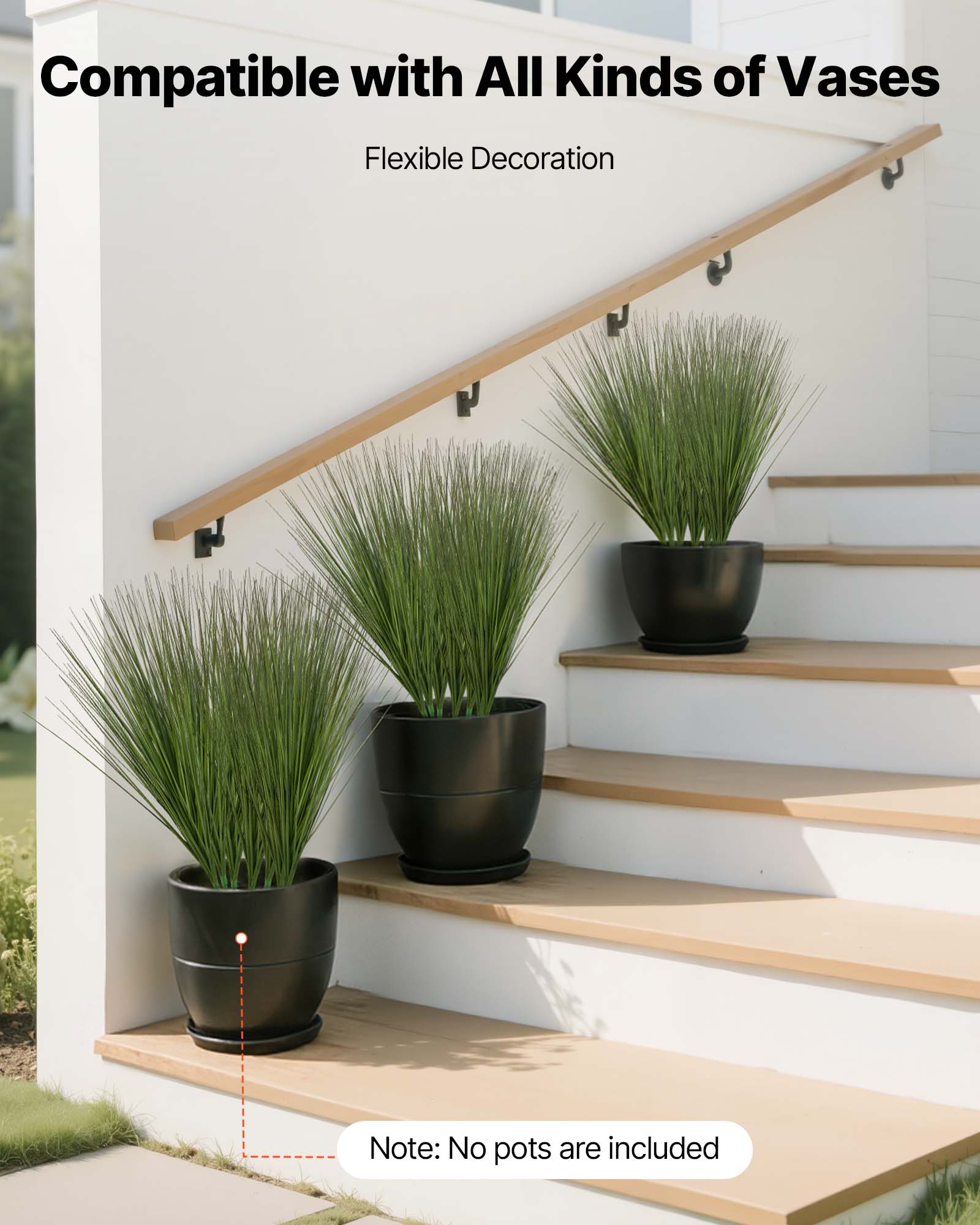 Compatible with All Kinds of Vases  
Flexible Decoration  

Note: No pots are included