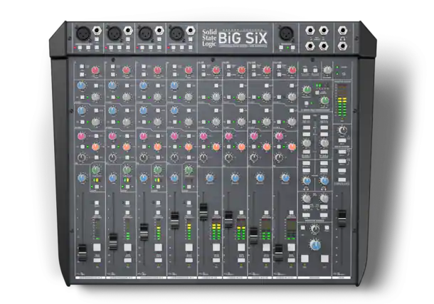 Solid State Logic
BIG SiX
Superanalogue™ Mixer - USB Interface
- 1/2/3/4/5/6
- 7/8/9/10/11/12
- 13/14/15/16/17/18
- 19/20/21/22/23/24
- 25/26/27/28/29/30
- 31/32/33/34/35/36
- 37/38/39/40/41/42
- 43/44/45/46/47/48
- 49/50/51/52/53/54
- 55/56/57/58/59/60
- 61/62/63/64/65/66
- 67/68/69/70/71/72
- 73/74/