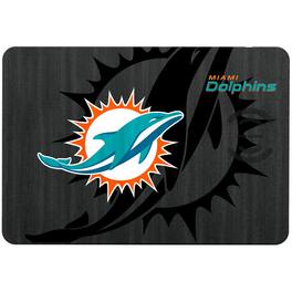 Keyscaper - Miami Dolphins Wireless Charger and Mouse Pad - Multicolor