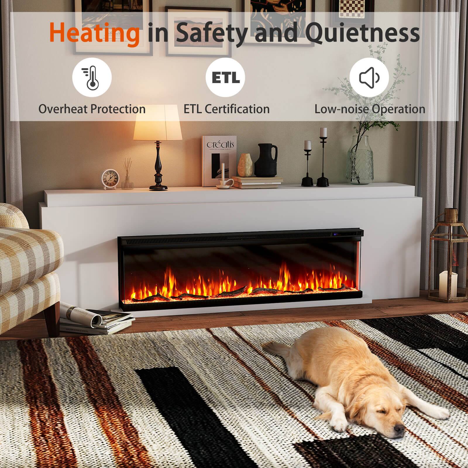 Heating in Safety and Quietness

- Overheat Protection
- ETL Certification
- Low-noise Operation