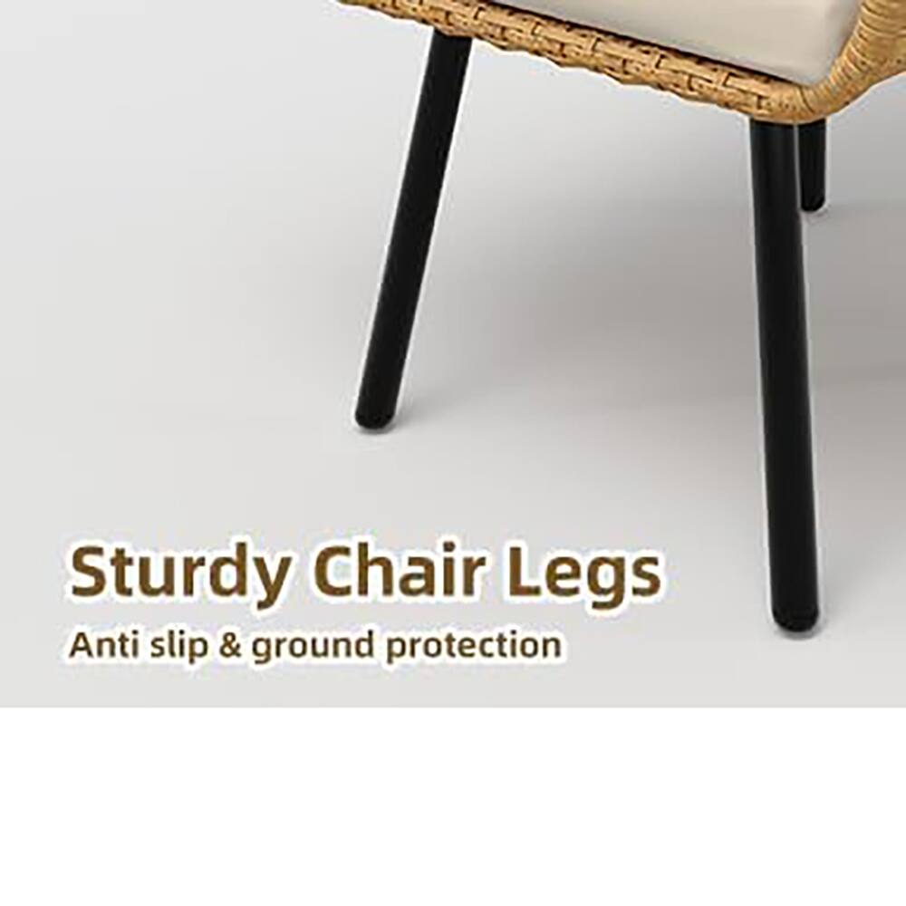 Sturdy Chair Legs  
Anti slip & ground protection