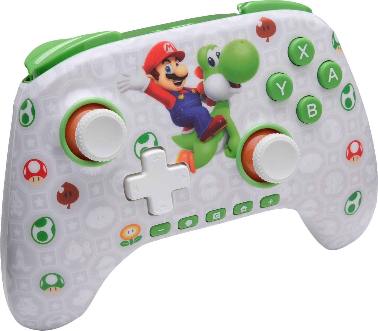 Angle. PowerA - Advantage Wireless Controller for Nintendo Switch 2 - Mario & Yoshi.