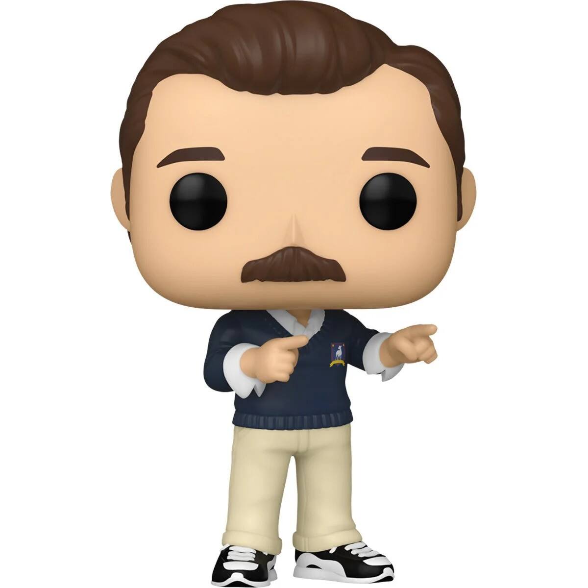 Left. Funko - Funko Pop! Ted Lasso Pointing - Multicolor.