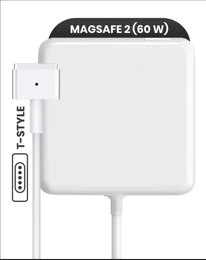 CycleOn - 60W MagSafe 2 Power Adapter With Cable (T-Style) Compatible For MacBook Pro & MacBook Air - OEM - White price history on PriceWatchPro