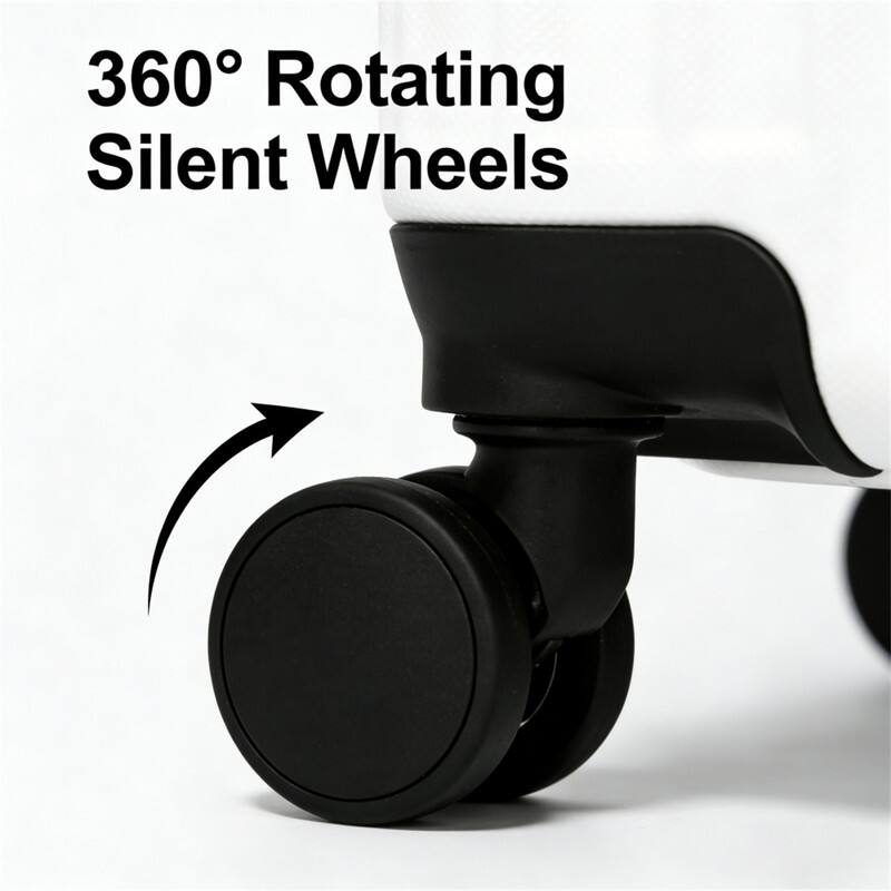 360° Rotating Silent Wheels