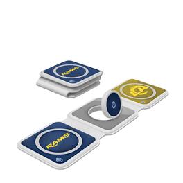 Keyscaper - Los Angeles Rams 3-in-1 Foldable Charger - White