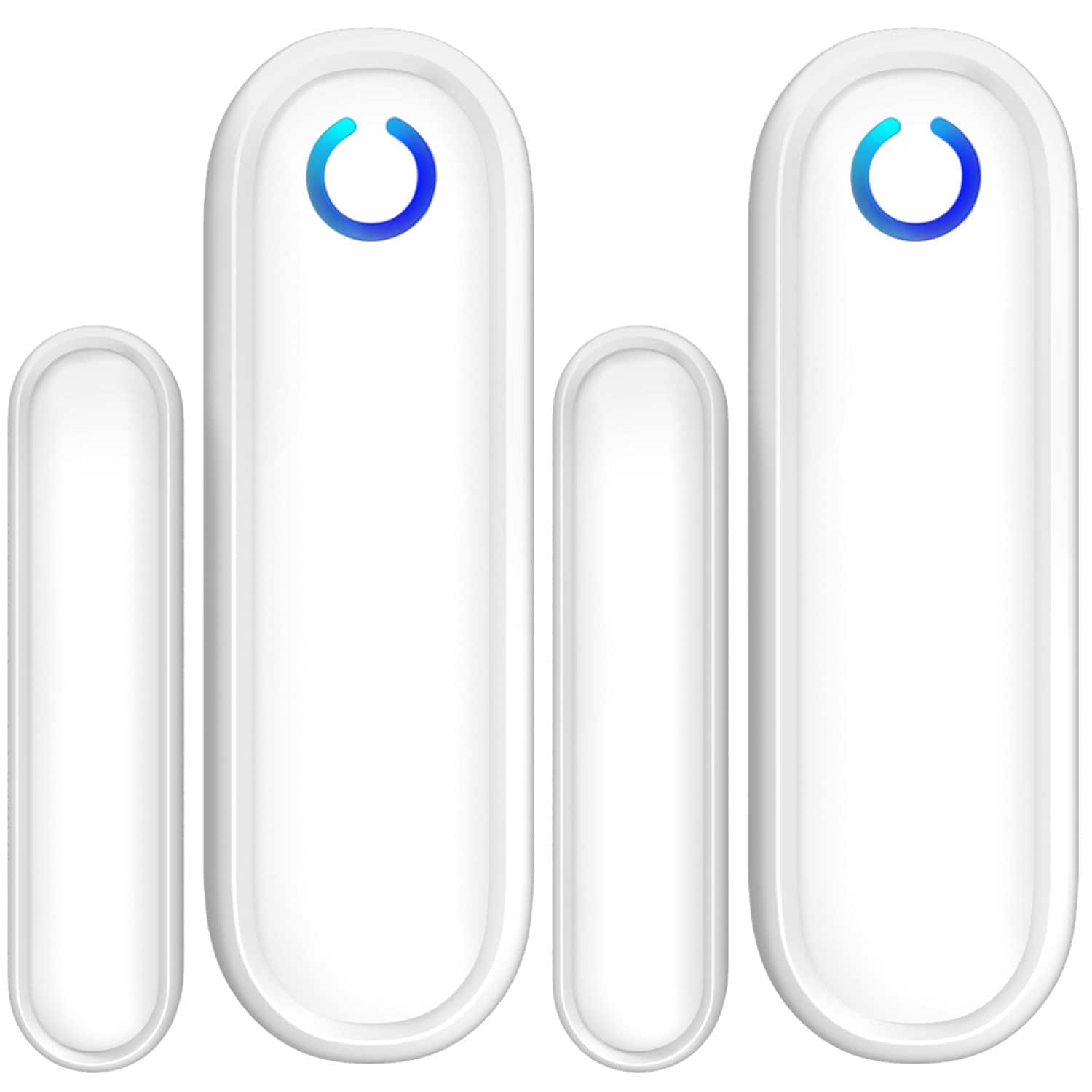 Fosmon - 2 Pack WaveLink Add-On Door Contact Sensor Unit (No Receiver) - White