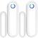 Front. Fosmon - 2 Pack WaveLink Add-On Door Contact Sensor Unit (No Receiver) - White - White.