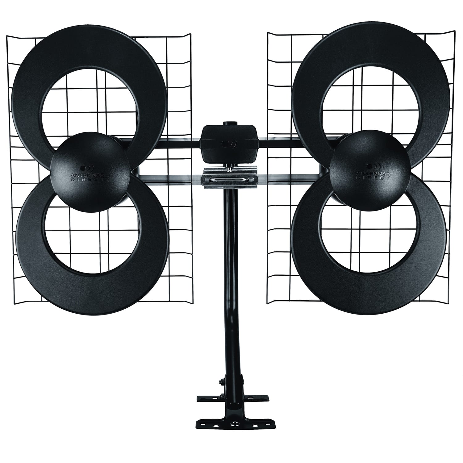 Antennas Direct - C4-cjm Clearstream 4 Uhf Indoor Outdoor Tv Antenna, Multi-directional, 70+ Mile Range, 4k 8k Uhd - Black