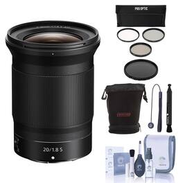 Bundle - Nikon - NIKKOR Z 20mm f/1.8 S Lens with Essentials Kit