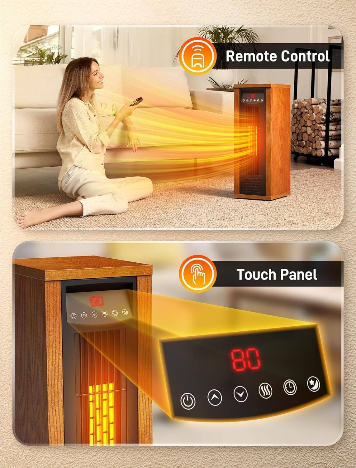 Remote Control  
Touch Panel