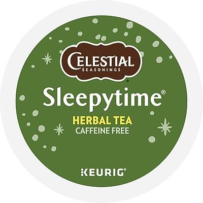 CELESTIAL SEASONINGS  
Sleepytime  
HERBAL TEA  
CAFFEINE FREE  

KEURIG