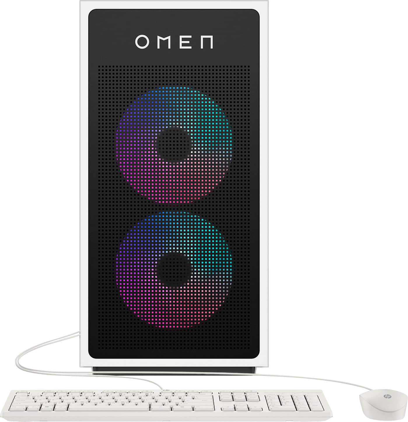 Alt View 11. HP OMEN - 35L Gaming Desktop - AMD Ryzen 5 8500G - 16GB DDR5 Memory - NVIDIA GeForce RTX 4060 - 1TB SSD - White/Black.