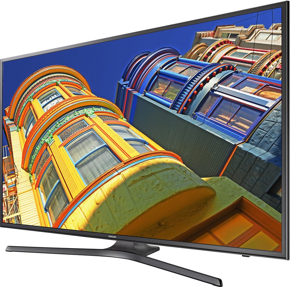 Left. Samsung - 65" Class (64.5" Diag.) - LED - 2160p - Smart - 4K Ultra HD TV - Black.