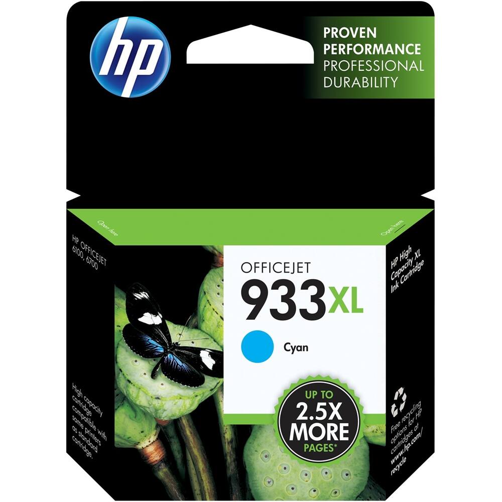 Alt View 11. HP - 933XL High-Yield Ink Cartridge - Cyan.