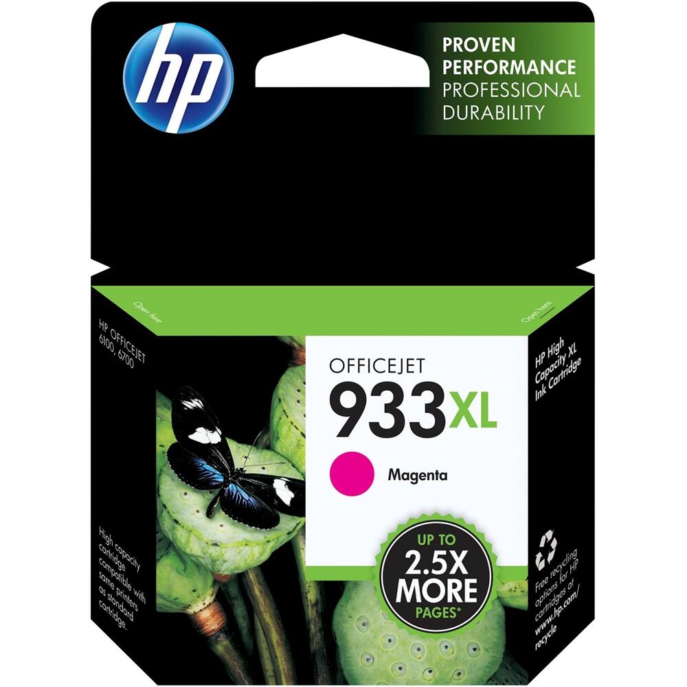 Alt View 11. HP - 933XL High-Yield Ink Cartridge - Magenta.