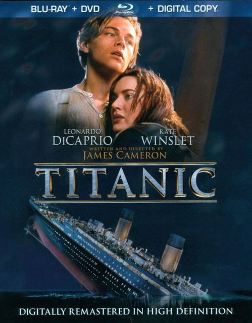 Front Standard. Titanic [4 Discs] [Includes Digital Copy] [Blu-ray/DVD] [1997].