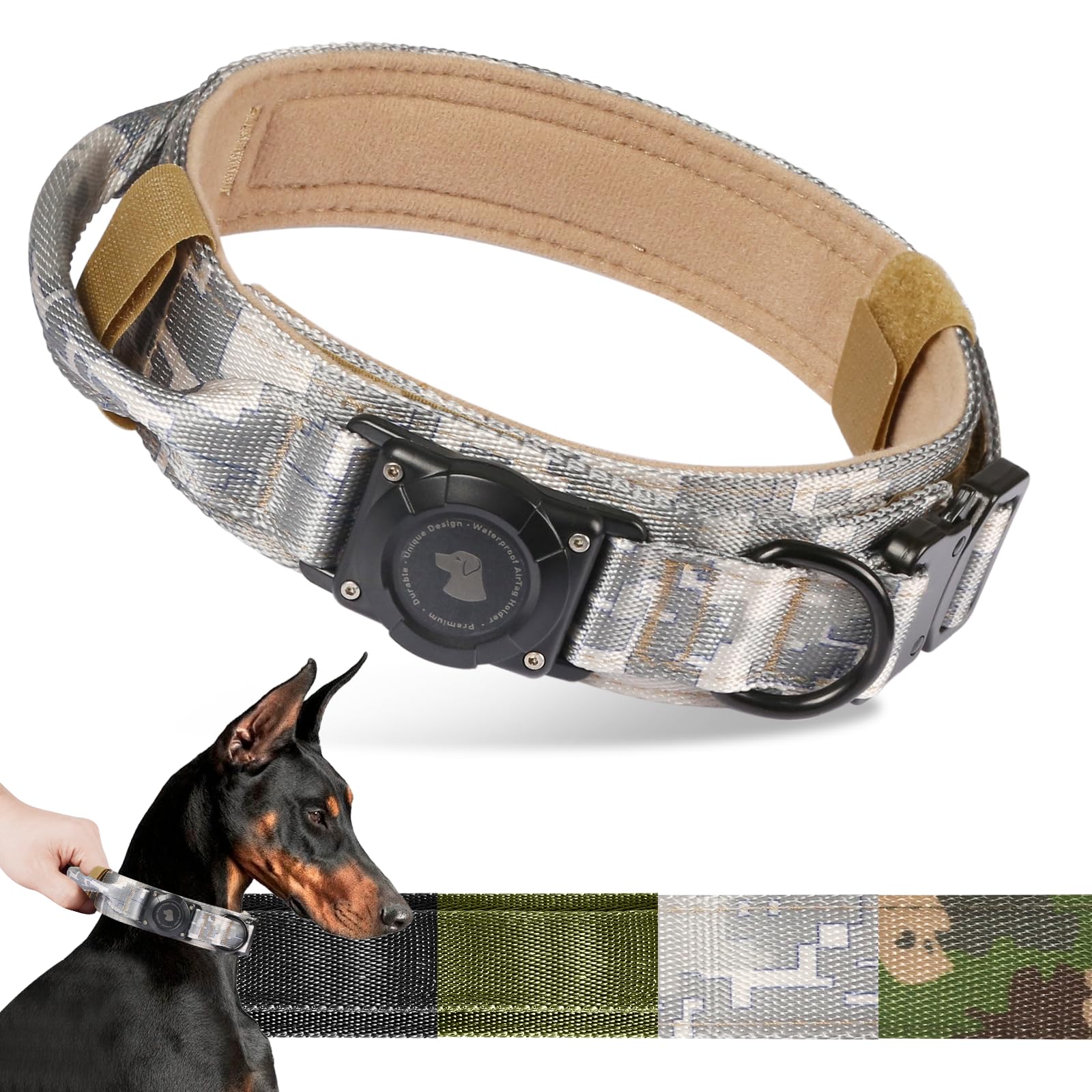 The text on the image reads:

"Design - Water Resistant
Made in China"
