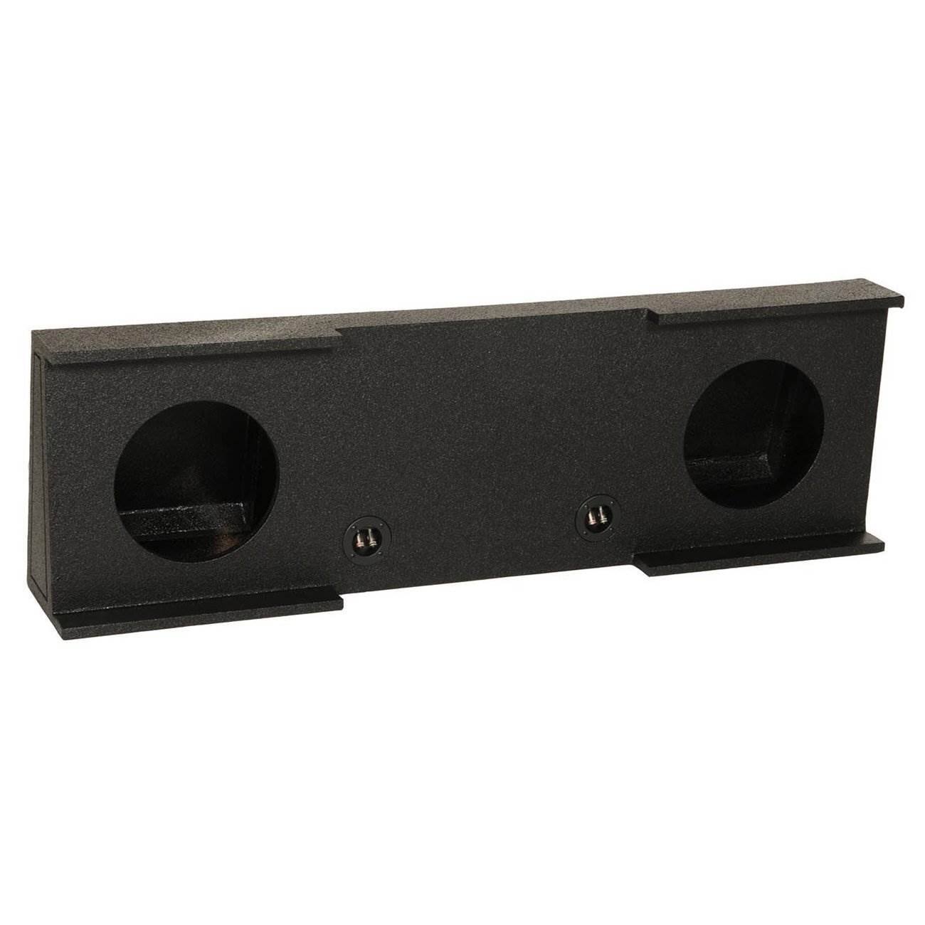 Alt View 3. QPower - QPower Dual 10" Sub Box - Chevy Silverado Crew Cab & GMC Sierra Crew Cab 07-13 - Black.