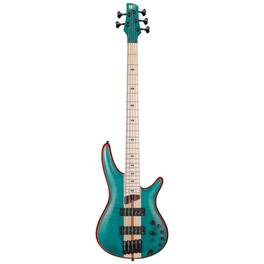 Ibanez - SR1425BCGL SR Premium 5 String Electric Bass, Caribbean Green Low Gloss
