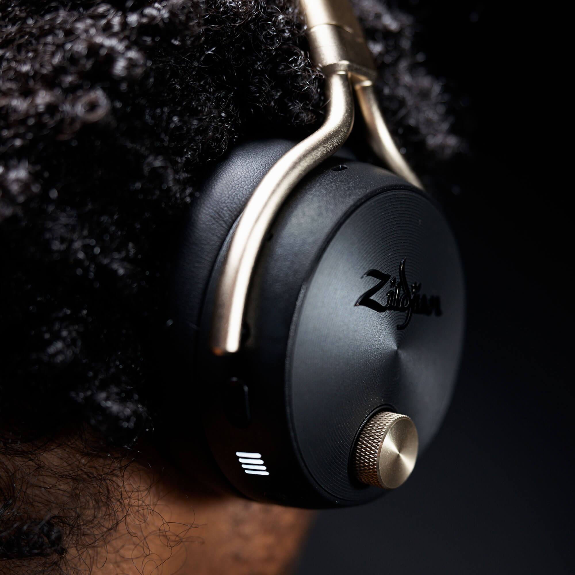 Alt View 5. Zildjian - ALCHEM-E Perfect Tune Headphones - Black.