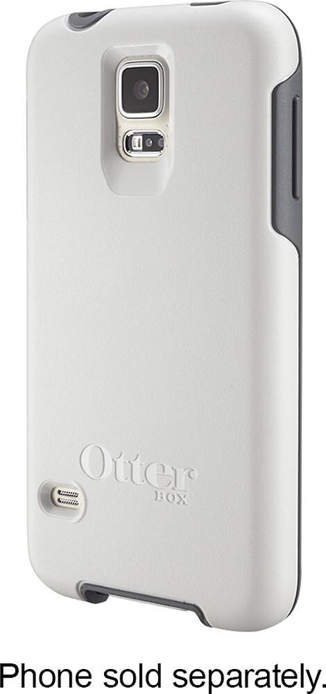 Front. Otterbox - Symmetry Series Case for Samsung Galaxy S 5 Cell Phones - Glacier.