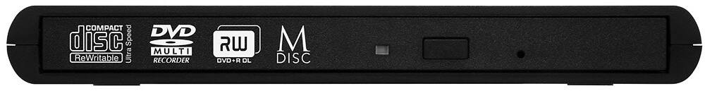 Alt View 11. Verbatim - Slimline Double-Layer 8x External USB DVD±RW/CD-RW Drive - Black.