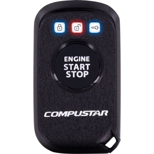 CompuStar - Replacement 1-way Remote for Compustar Remote Start and Security Systems - Larger Front