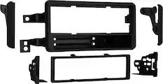 Front. Metra - Dash Kit for Select 2001-2007 Toyota Sequoia Tundra Double Cab Tundra Standard/Access DIN - Black.