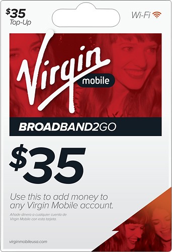  Virgin Mobile - $35 Broadband2Go Top-Up Card