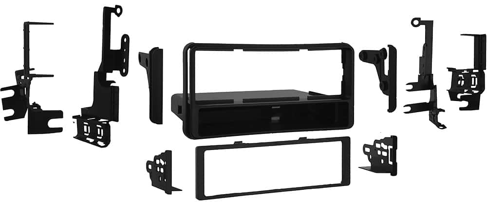 Metra - Dash Kit for Select 2001-2009 Toyota 4Runner DIN DDIN - Black - Front_Zoom